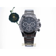 Rolex Daytona nero ref. 116520 full set bracciale nuovo con adesivi